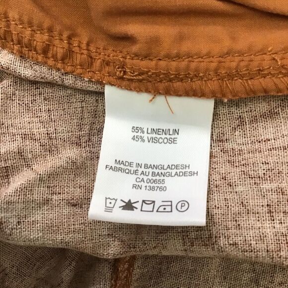 2/40$  NWT Reitmans linen blend shorts bermudas size 20 plus size elastic waist - Picture 5 of 11